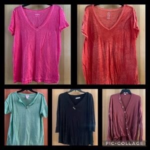 Lot of 5 Shirts from Various Stores